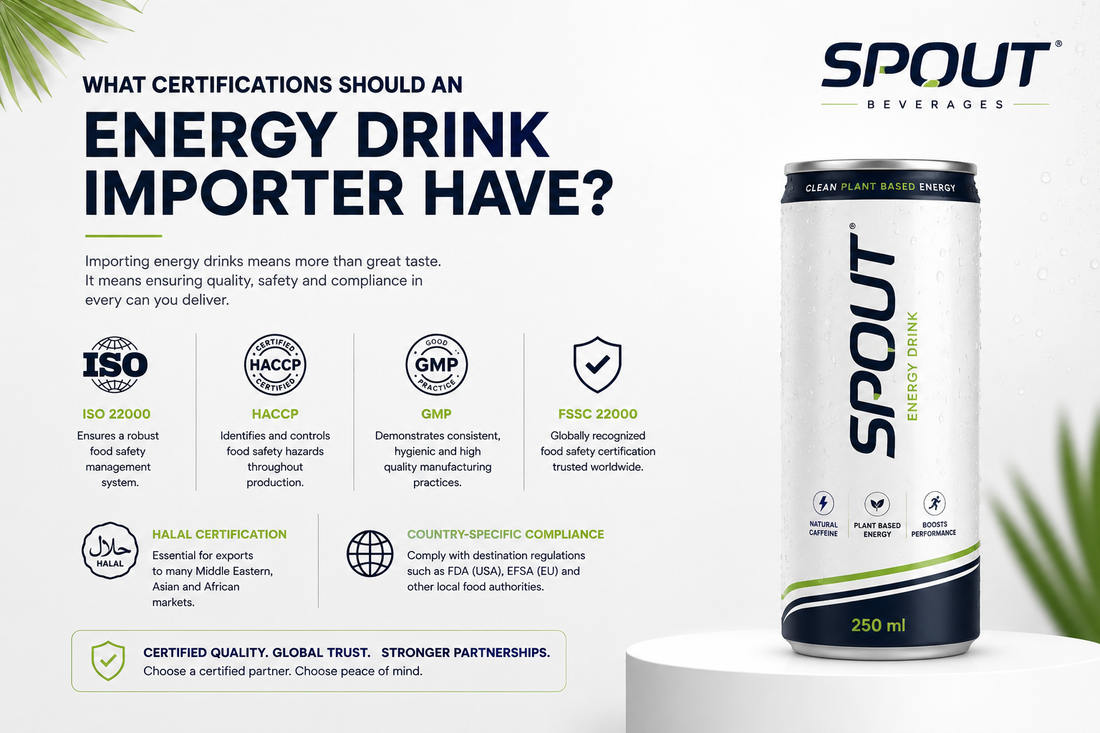What Certifications Should an Energy Drink Importer Have?