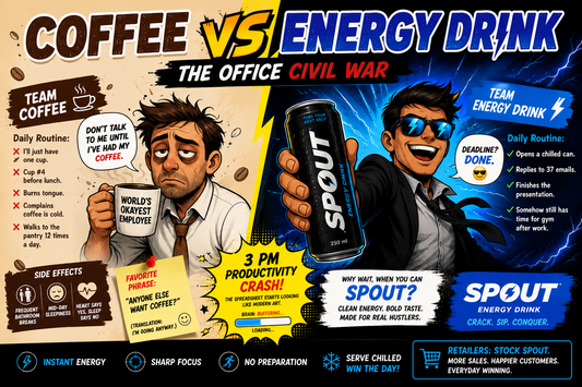 Coffee vs Energy Drink: The Office Civil War ☕⚡