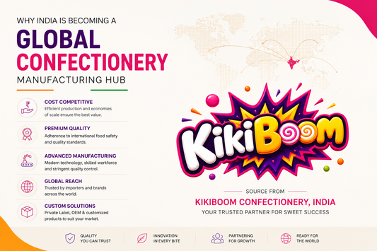 Why India is Becoming a Global Confectionery Manufacturing Hub