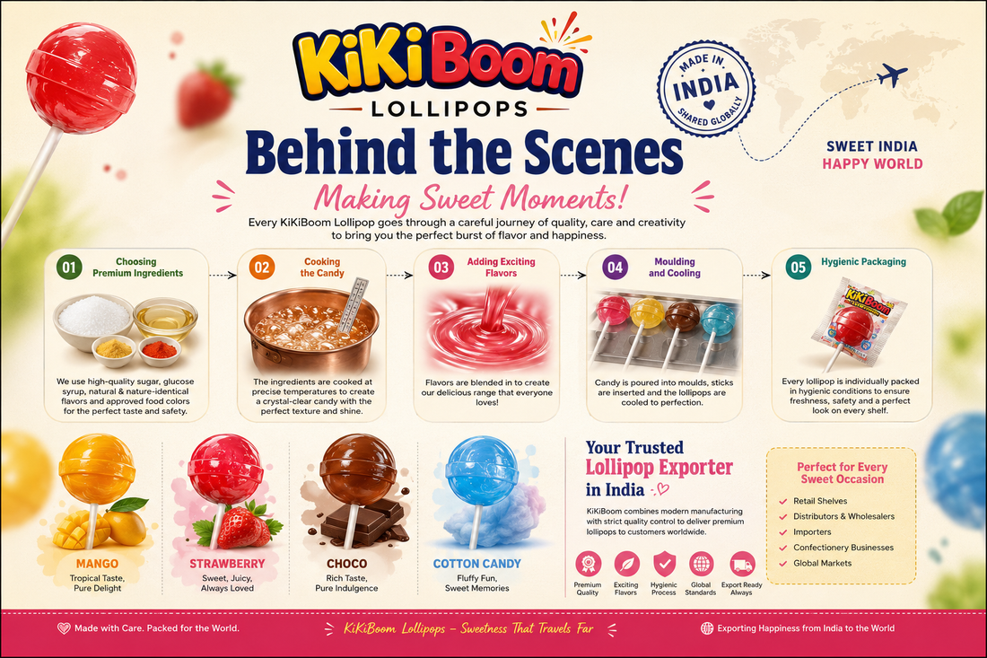 Behind the Scenes: How a Lollipop Is Made – From Sweet Ideas to Smiles