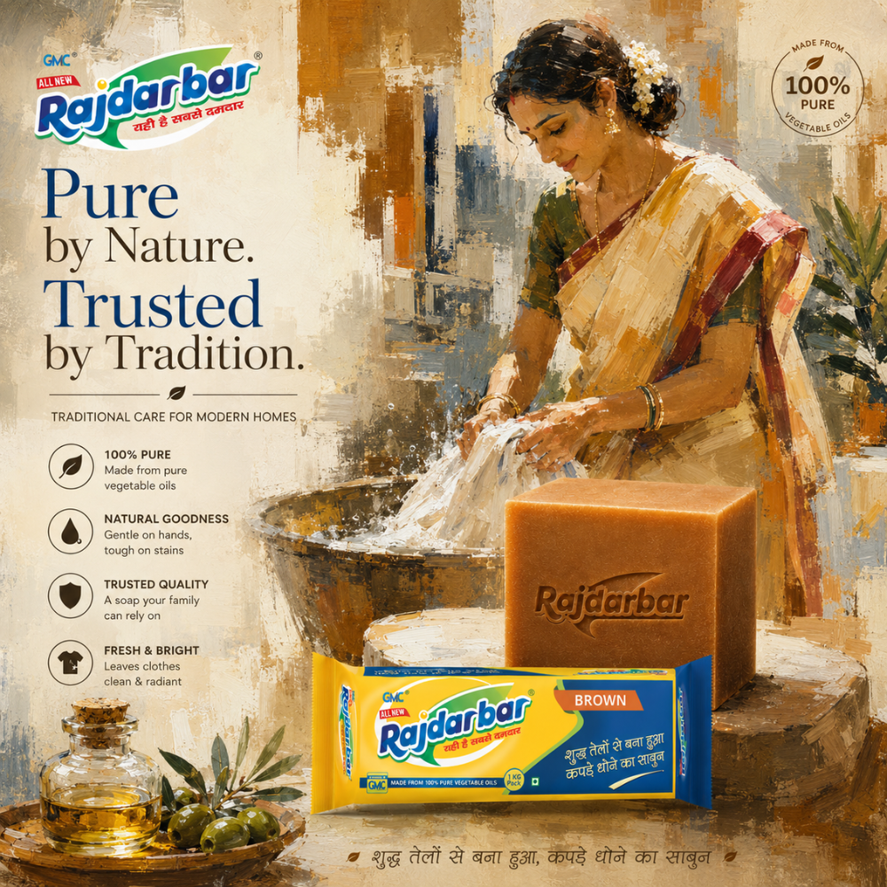 brown laundry soap made in india 