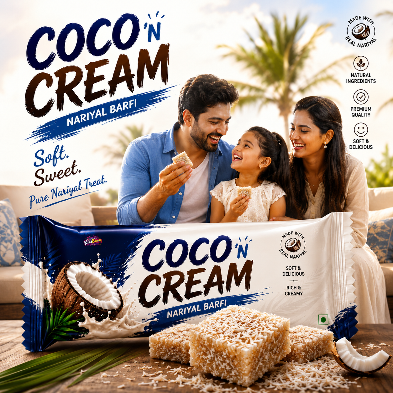 coconut mithai toffee 