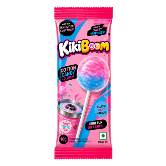 cotton candy lollipop 
