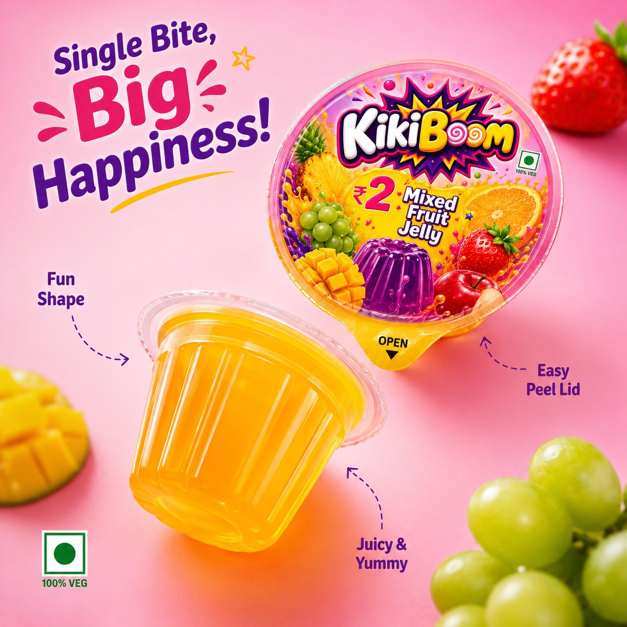KiKiBoom Mix Fruit Jelly - Magic Fruit Jelly