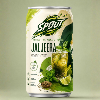 indian jeera masala drink in aluminium can 250 ml 