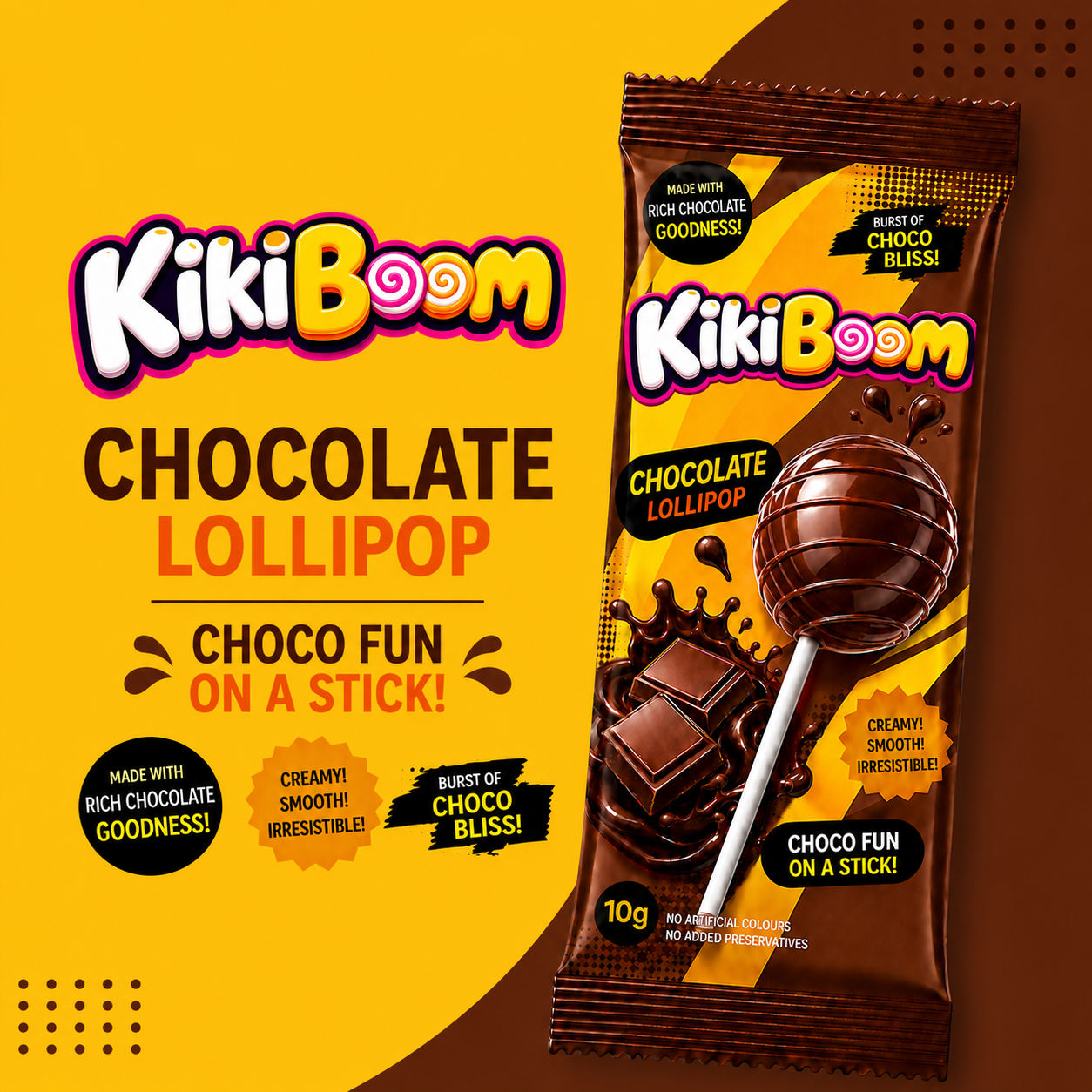 chocolate lollipop 