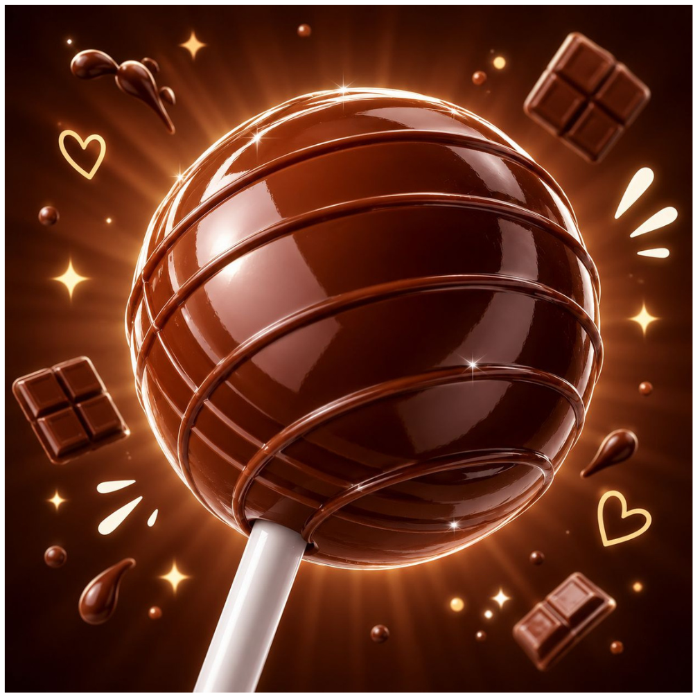 chocolate lollipop 