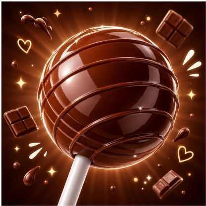 chocolate lollipop 