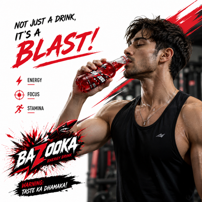 red color energy drink in 250 ml bottle