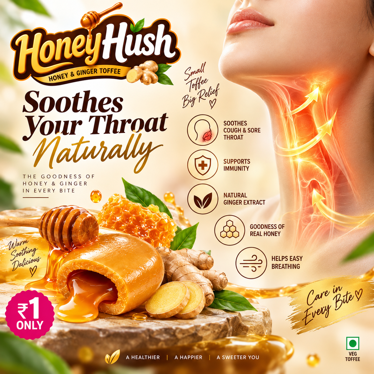 honey and ginger candy 