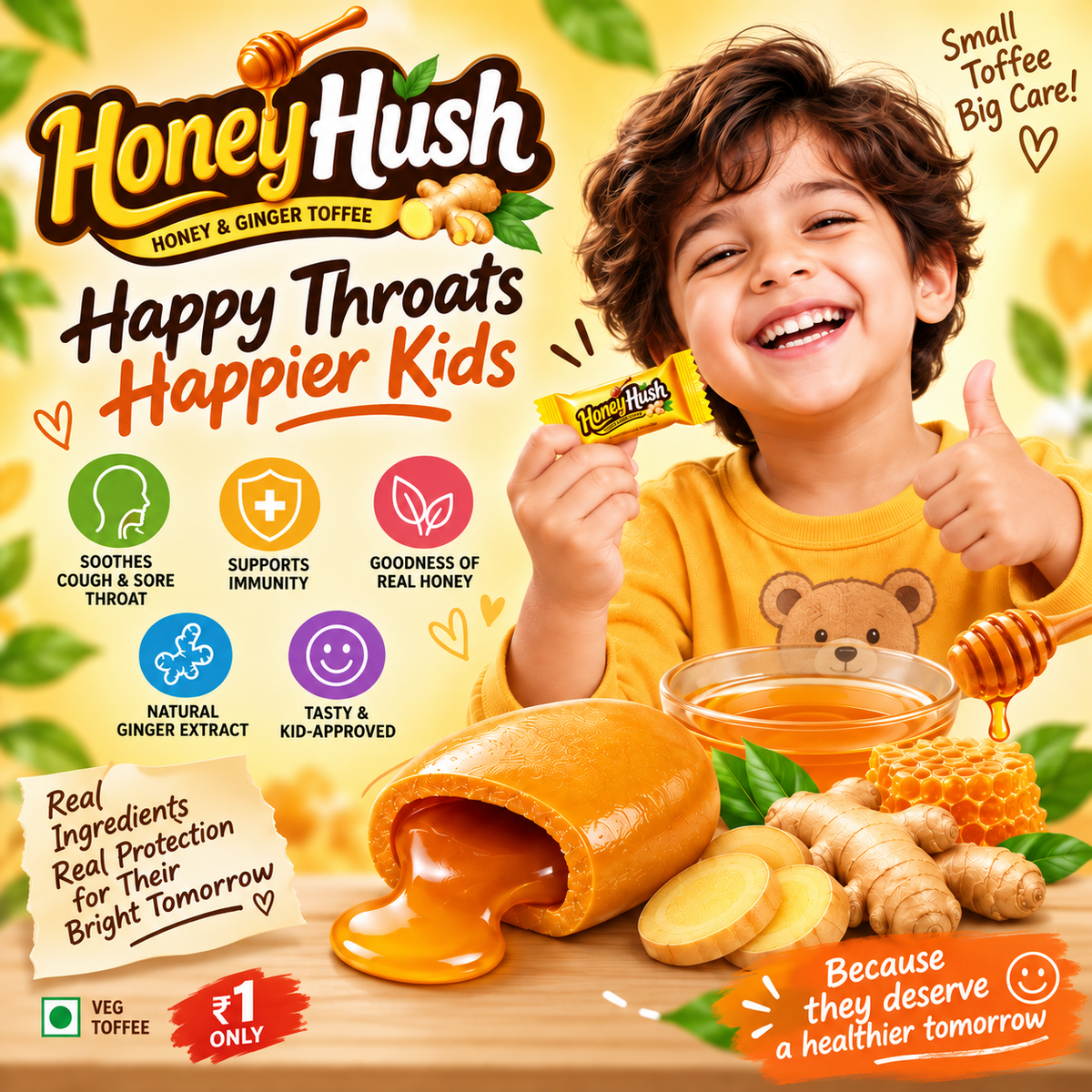 honey and ginger candy 