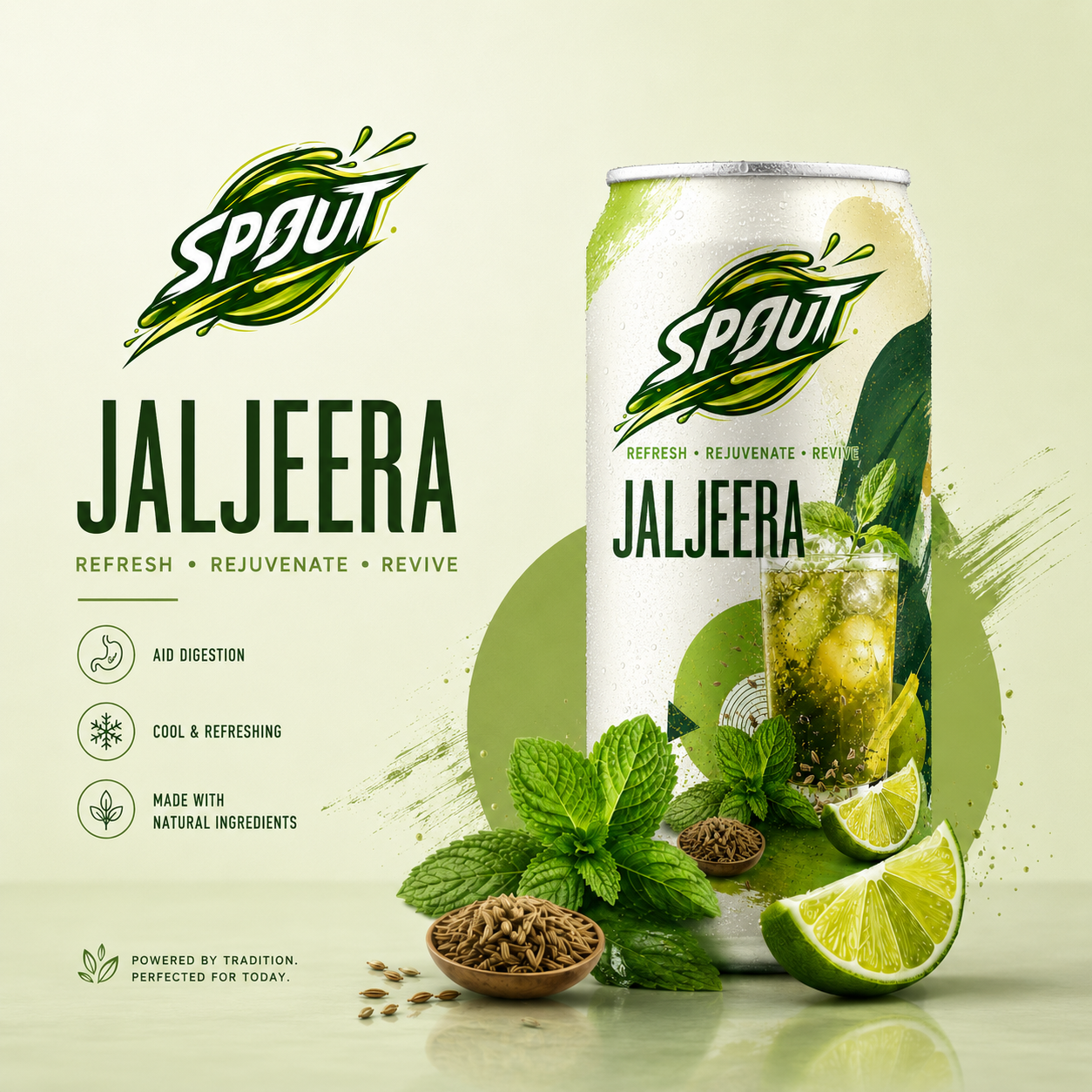 indian jeera masala drink in aluminium can 250 ml 