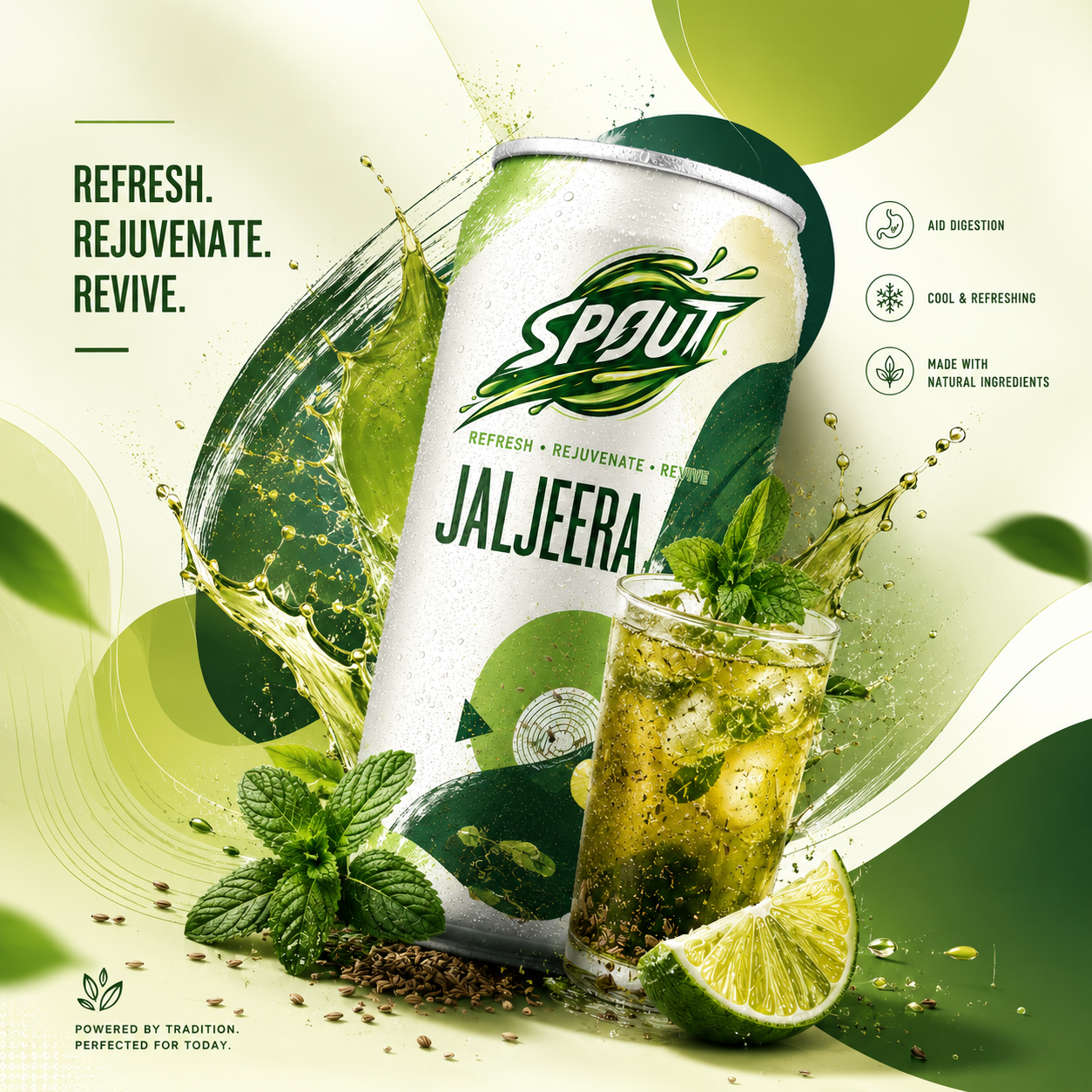 indian jeera masala drink in aluminium can 250 ml 