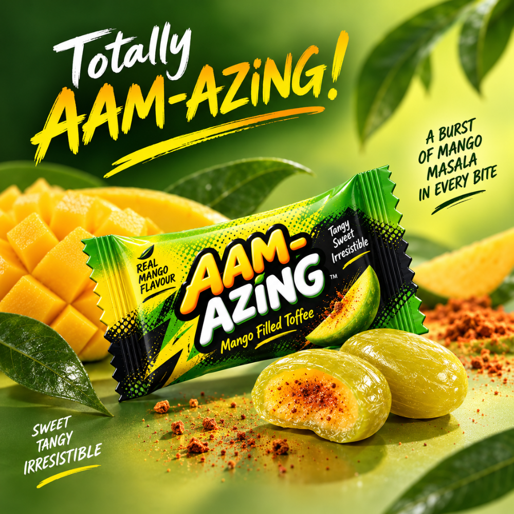 kacha aam toffee masala burst