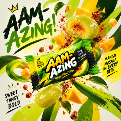 kacha aam toffee masala burst