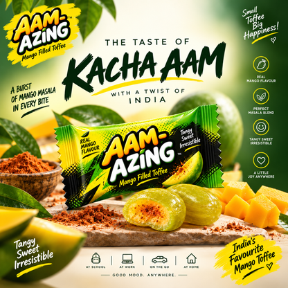 kacha aam toffee masala burst