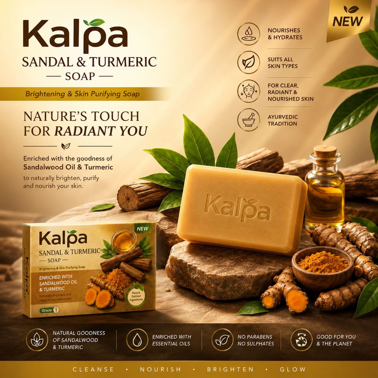 sandalwood turmeric bathing soap bar ayurvedic soap