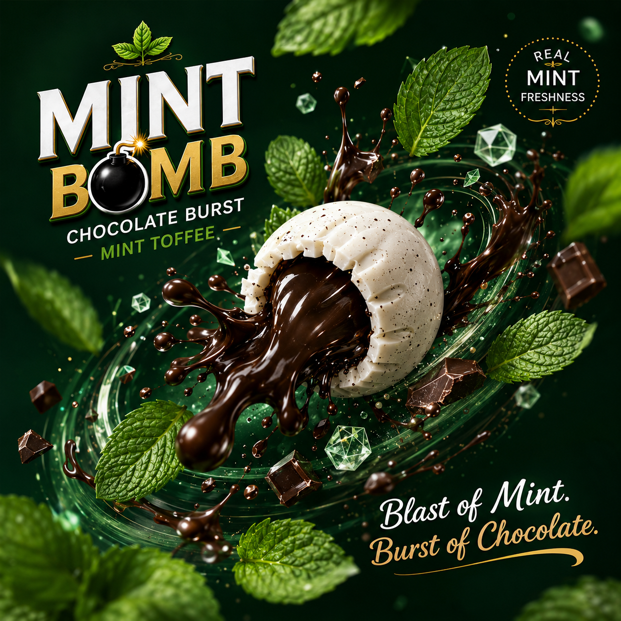 mint chocolate burst toffee