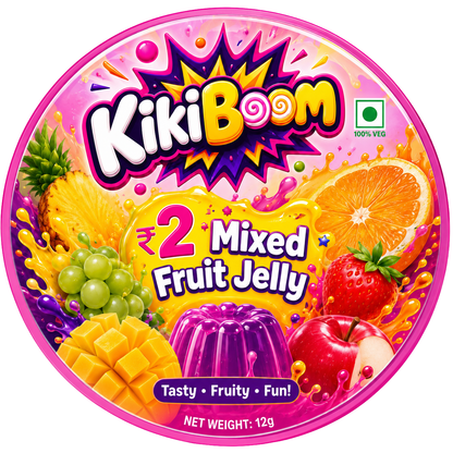 mix fruit jelly cup 