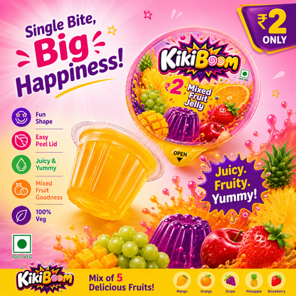 KiKiBoom Mix Fruit Jelly - Magic Fruit Jelly