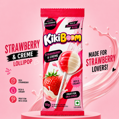 strawberry and cream lollipop 
